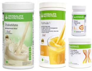Herbalife Nutrition Formula 1 Shake Mango + Protein Powder 200G + Afresh Ginger + Shake Mate Protein Shake