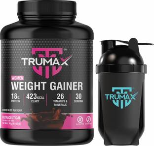 TRUMAX Women Weight Gainer 3.0kg with Shaker, Concentrate Protein Vitamins & Minerals Weight Gainers/Mass Gainers