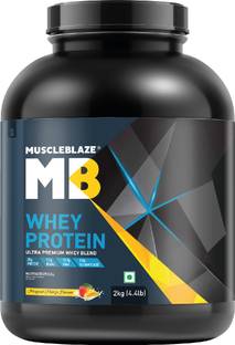 MUSCLEBLAZE 100% Whey Protein, Ultra Premium Whey Blend Whey Protein