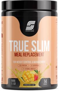 Sparkfusion True Slim Protein Powder Meal Replacement Shake ( Alphonso Mango, 500 g) Protein Shake