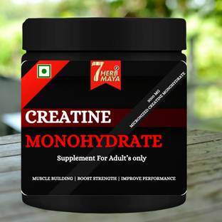 7Herbmaya Creatine Monohydrate/Enhances Muscle Size & Strength/Micronized Creatine Powder Creatine