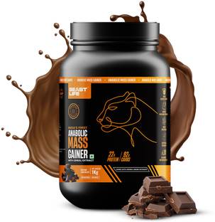 BeastLife High Protein Gainer - No Maltodextrin Weight Gainers/Mass Gainers