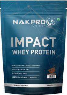 Nakpro Impact Whey Protein Isolate & Concentrate, 24g Protein, Trustified Certified Whey Protein