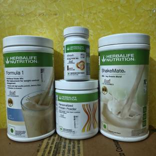 Herbalife Nutrition FORMULA 1 KULFI SHAKE SHAKEMATE PROTEIN POWDER 200GM AFRESH ELAICHI Protein Bars