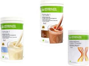 HERBALIFE Formula 1 Shake KULFI+CHOCOLATE+ Protein Powder 400 Gram Protein Shake