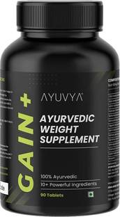Ayuvya Ayurvedic Gain+ Weight Gain Supplement Helps in Gaining Muscle Weight Gainers/Mass Gainers