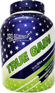Pro Science True Mass Gainer For Muscle Size Support (2.7kg 6lbs Chocolate) Weight Gainers/Mass Gainers
