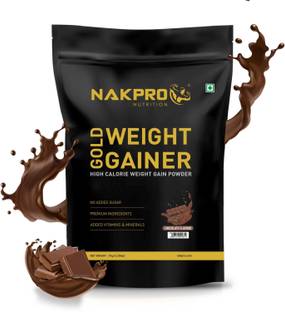 Nakpro Gold Weight Gainer Protein Powder Supplement with Vitamin & Minerals Weight Gainers/Mass Gainers