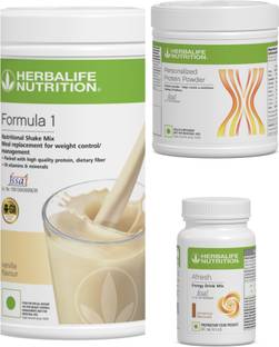 HERBALIFE F1 SHAKE Vanilla , PP Powder 200 G , Afresh - Cinnamon Protein Shake