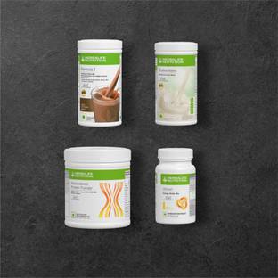 HERBALIFE F1-CHOCOLATE,SHAKEMATE,PP-200GM AND LEMON (PACK OF 4) Energy Bars