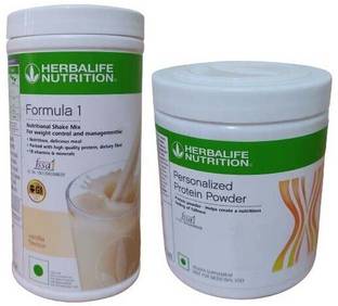HERBALIFE Formula 1 Nutritional Shake Mix - Vanilla And Protein 200 gm Plant-Based Protein