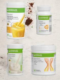 HERBALIFE F1 SHAKE MIX-MANGO,GINGER,SHAKEMATE AND PP-200GM (PACK OF 4) Protein Shake
