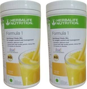 HERBALIFE Formula 1 Nutritional Shake Mango Flavour 2 Pcs Combo Pack Protein Shake
