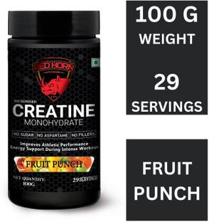 red horn Micronised Creatine Powder Monohydrate |29 Servings, 3g Creatine
