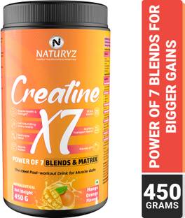 NATURYZ Creatine X7 Post Workout Supplement | 7 Blends | BCAA | ATP | Muscle builder Creatine