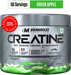 BIGMUSCLES NUTRITION Creatine Monohydrate [50 Servings] | Supports Lean Muscle Building & Recovery Creatine