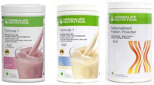 HERBALIFE FORMULA1 ROSE KHEER + KULFI + PROTEIN POWDER 400 GRAM Protein Blends