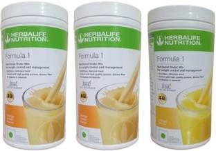 HERBALIFE Formula 1 shake mix 2 Pcs Orange and 1P Mango Flavour for weigtt loss Plant-Based Protein