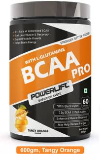 POWERLIFT BCAA Pro With Electrolyte, Reducing Muscle Breakdown & Muscle Recovery BCAA