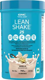 GNC Total Lean Lean Shake 25 - 207 Calories, 25g Protein, 8g Fiber Protein Shake