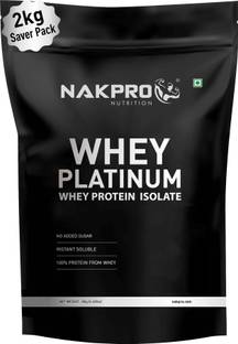 Nakpro 100% Platinum Isolate | 28g Protein, 7.01g BCAA | Whey Protein