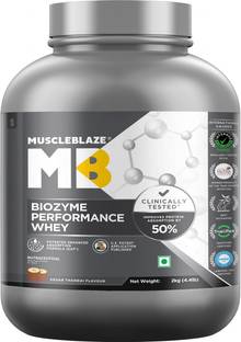 MUSCLEBLAZE Biozyme Performance Whey Protein Powder, 25g Protein Per Scoop Whey Protein