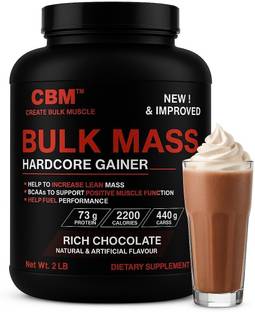 CBM Bull Mass Protein chocolate 2lb 900gm Weight Gainers/Mass Gainers