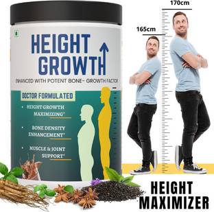 The Gromming guru Height Growth - Height Growth Supplement With Calcium & Vitamin D3 | Grow Taller Whey Protein