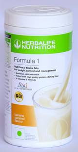 HERBALIFE Formula 1 Nutritional Shake Banana Caramel Flavor Protein Shake