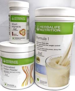 HERBALIFE Formula1 Kulfi Flavor500g Protine Powder 200g & Elachi Afresh 50g For Protein Blends