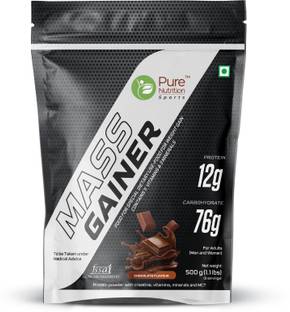Pure Nutrition Mass Gainer With Creatine , Digestive Enzymes For Weight Gain Weight Gainers/Mass Gainers