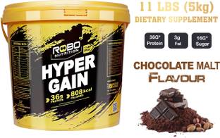 ROBONUTRITION Hyper Mass Gainer High Protein 11lbs Weight Gainers/Mass Gainers
