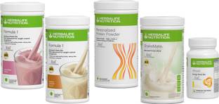 HERBALIFE Formula 1 Shake Mix- Banana And Rose Kheer Afresh Energy Protein-400g ,Shakemate Protein Shake