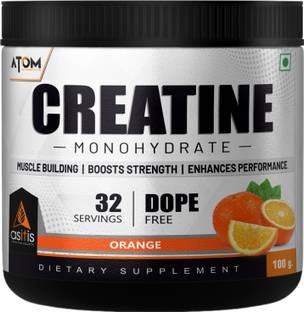 AS-IT-IS Nutrition ATOM Creatine Monohydrate Powder 100G-32 Servings Creatine
