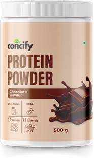 Concify Protein Powder (Chocolate Flavour) | Whey Protein, BCAA, 14 Vitamins,11 Minerals Protein Blends