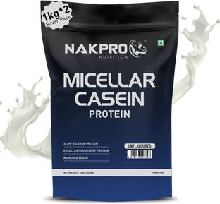Nakpro 100% Pure Micellar protein supplement | Improves Stamina & Strength | Casein Protein