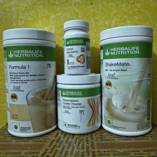 HERBALIFE WEIGHT LOSS F 1 VANILLA SHAKE SHAKEMATE PROTEIN POWDER200GM AFRESH CINNAMON Nutrition Bars