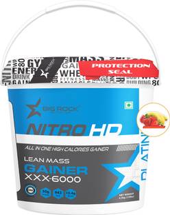 BIG ROCK NUTRITION Nitro HD Lean Mass Gainer - High-Protein Supplement for Lean Muscle Weight Gainers/Mass Gainers