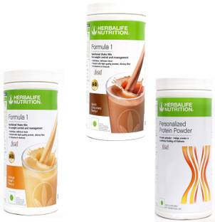 HERBALIFE Formula 1 Shake Orange +Chocolate Protein Powder 400 Gram Whey Protein