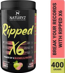 NATURYZ Ripped X6 with Highest 24 Nutrients for Extreme Energy Pump Power Endurance Pre Workout
