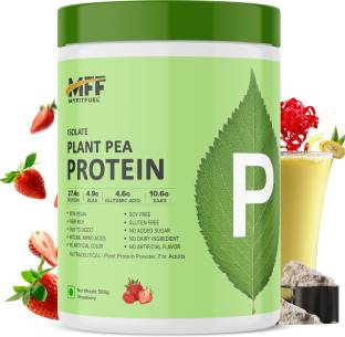 MyFitFuel MFF Plant Pea Protein 500 gm (1.1 lbs) Strawberry Burst Plant-Based Protein