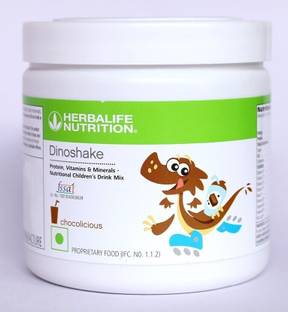 HERBALIFE Dinoshake Kids Drink Chocolate Flavor Plant-Based Protein