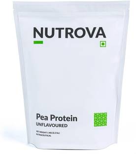 NUTROVA Pea Protein Isolate Powder 8g Protein Every 10g Scoop | Vegan & Gluten Free Plant-Based Protein