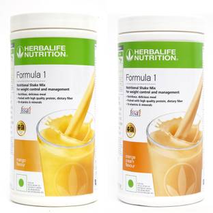 HERBALIFE FORMULA 1 MANGO & ORANGE 2 PIECES Protein Shake