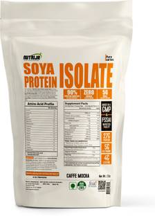 NutriJa Soya Protein Isolate 90% (2Lbs Caffe Mocha) Plant-Based Protein