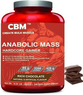 CBM ANABOLIC MASS HARDCORE GAINER PROTEIN WEIGHT GAINER Weight Gainers/Mass Gainers