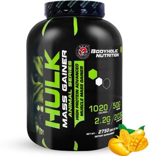 BODYHOLIC HULK MASS GAINER HIGH PROTEIN ADVANCE MUSCLE MASS GAIN (2.7KG/6LBS) Weight Gainers/Mass Gainers