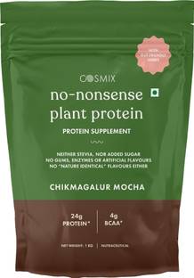COSMIX No Nonsence Organic Pea & Rice Isolate Vegan No Added Sugar Plant-Based Protein