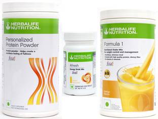 HERBALIFE formula 1 mango (500g)+ protien powder (200g)+ afresh lemon (50g) Plant-Based Protein
