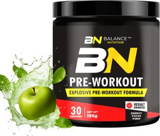 BN BALANCE NUTRITION Supplement Drink Explosive Energy & Hyper Pumps Pre Workout